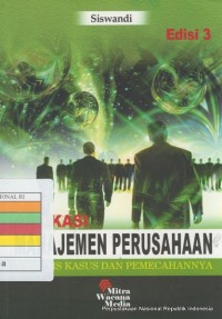 Aplikasi manajemen perusahaan:analisis kasus dan pemecahannya