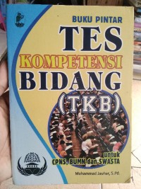 Buku pintar tes kompetensi bidang (TKB)